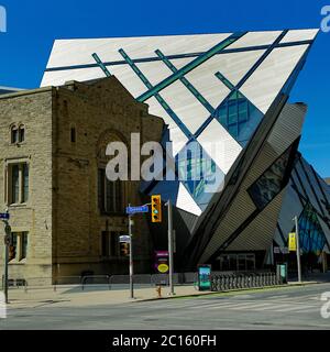 Musée royal de l'Ontario Toronto Ontario Canada. Le cristal de Michael le Chin. Banque D'Images