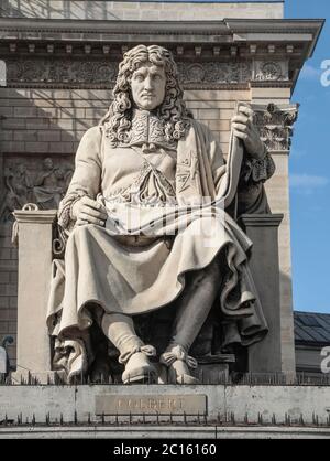 STATUE DE COLBERT À L'ASSEMBLEE NATIONALE, PARIS Banque D'Images