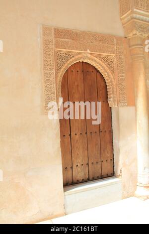 L'Alhambra un palais et forteresse complexe situé à Grenade Banque D'Images