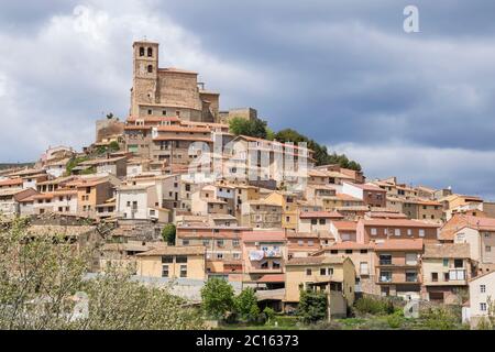 Cornago est un beau village de la province de la Rioja, en Espagne Banque D'Images