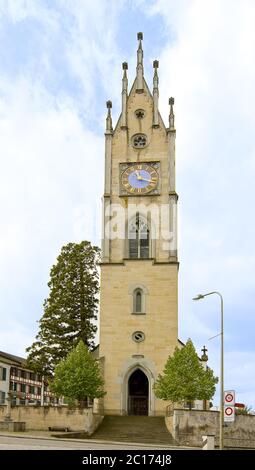 L'Église réformée, Canton de Zurich, Suisse Banque D'Images