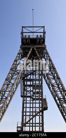 Chevalement de la mine Auguste Victoria 1/2 de l'arbre, de la Marne, Région de la Ruhr, Allemagne, Europe Banque D'Images