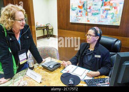 New Orleans Louisiana,Warehouse District,Marriott at the Convention Center,Hotel hôtels motels Inn motel,chaîne,hébergement,industrie hôtelière,gl Banque D'Images