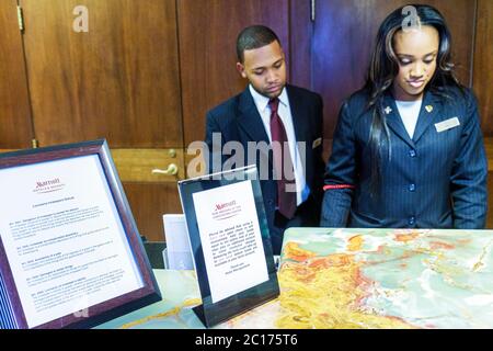 New Orleans Louisiana,Warehouse District,Marriott at the Convention Center,Hotel hôtels motels Inn motel,chaîne,hébergement,industrie hôtelière,gl Banque D'Images