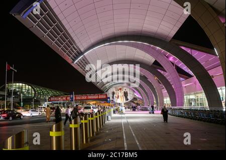 L'aéroport international de Dubaï Banque D'Images