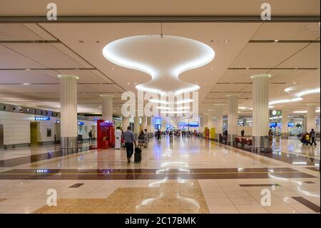 L'aéroport international de Dubaï Banque D'Images