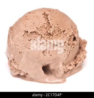 Glace au chocolat Banque D'Images