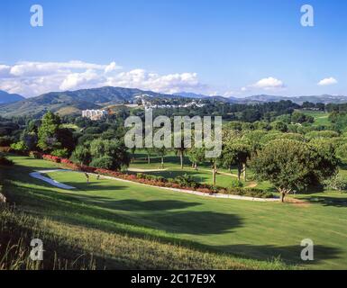 Golf Rio Real, Marbella, Costa del sol, province de Malaga, Andalousie, Espagne Banque D'Images