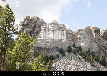 Mont Rushmore Banque D'Images