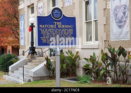 Musée Natchez d'histoire et de culture afro-américaines, Natchez, Mississippi, États-Unis Banque D'Images