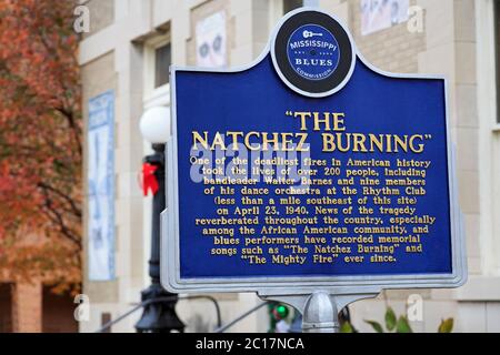 Musée Natchez d'histoire et de culture afro-américaines, Natchez, Mississippi, États-Unis Banque D'Images