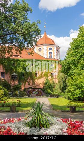 Bastion dans la vieille ville historique de Zittau, Allemagne Banque D'Images