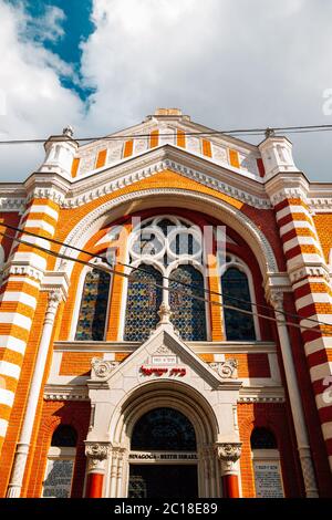 Brasov, Roumanie - 24 juillet 2019 : Synagogue Beth Israel Banque D'Images