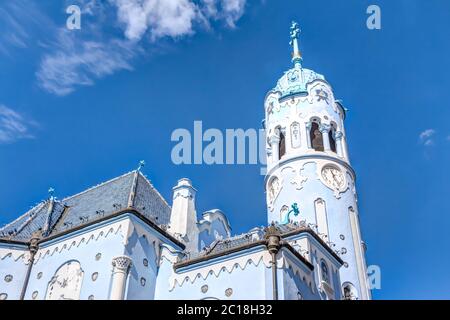 Église bleue de Bratislava - Église de Sainte-Élisabeth Banque D'Images