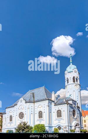 Église bleue de Bratislava - Église de Sainte-Élisabeth Banque D'Images