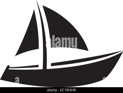 L'icône de style bateau télévision vecteur pour les applications, les sites Web, l'interface utilisateur. Icône noire illustration vectorielle. Illustration de Vecteur
