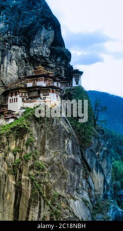 Taktsang lakhang aka tigress nid monastère Bhoutan Banque D'Images