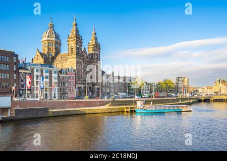 La basilique Saint-Nicolas à Amsterdam, pays-Bas Banque D'Images