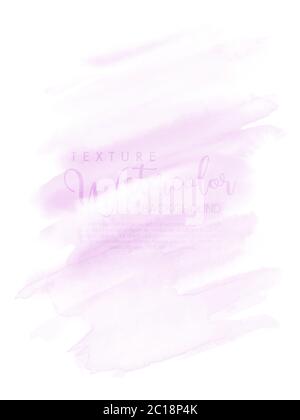 Aquarelle peinte à la main abstraite avec motif de pinceau coloré. Colorant vecteur artistique utilisé comme élément dans la conception décorative de fond, br Illustration de Vecteur