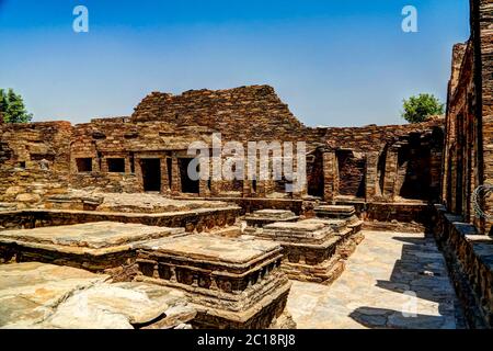Site archéologique de Takht-i-Bhai Parthian et monastère bouddhiste Pakistan Banque D'Images