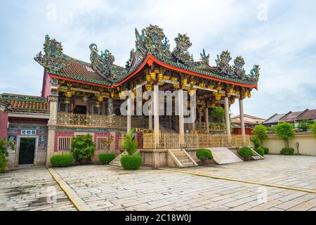 Khoo Kongsi clayhouse à Penang, Malaisie Banque D'Images