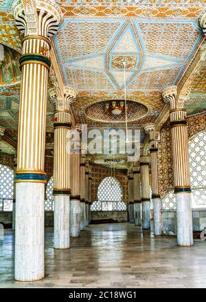 Iinor de la Mosquée Touba , centre du Mouridisme et lieu funéraire Cheikh Amadou Bamba - 17.11.2012 Touba, Sénégal Banque D'Images