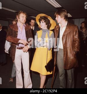 Gina Lollobrigida, italienische Sauspielerin, Deutschland, UM 1974. L'actrice italienne Gina Lollobrigida, Allemagne vers 1974. Banque D'Images