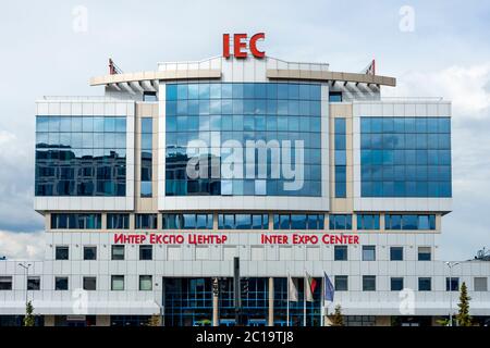 Inter Expo Center ou IEC comme principal et plus grand complexe de lieux d'exposition à Sofia Bulgarie, Europe de l'est, Balkans, UE Banque D'Images