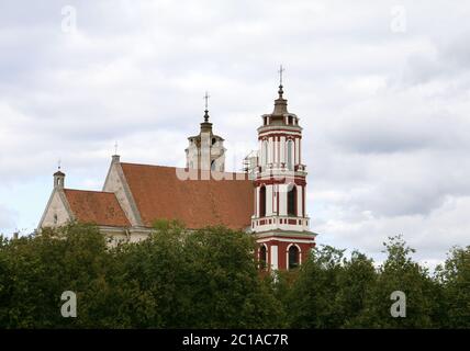 Église Saint-Philippe et Saint-Jacques, Vilnius Banque D'Images