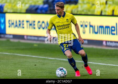 Brondby, Danemark. 14 juin 2020. Simon Hedlund (27) de Broendby SI on le voit pendant le match 3F Superliga entre Broendby IF et AGF au stade Brondby. (Crédit photo : Gonzales photo/Alamy Live News Banque D'Images