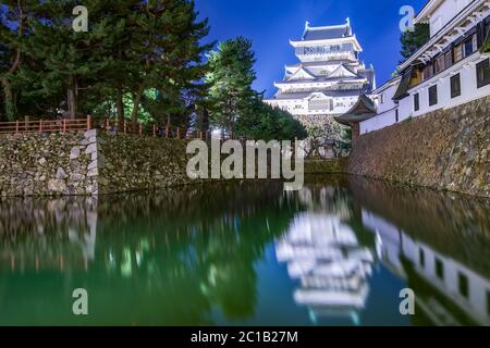 Au Château de Kokura Kitakyushu (Japon) Banque D'Images