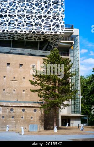 Le nouveau Centre de création BASF dans un ancien bunker de Ludwigshafen/Allemagne Banque D'Images