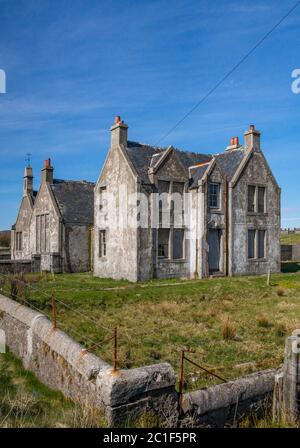 Lochboisdale School, Lochboisdale, South Uist, Outer Hebrides, Western Isles, Écosse, Royaume-Uni Banque D'Images