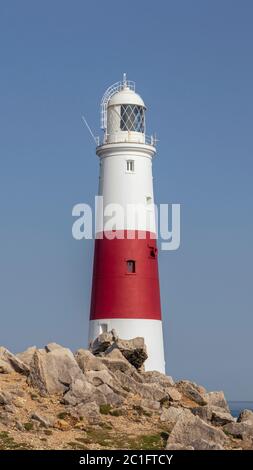 Portland Bill Lighthouse Banque D'Images