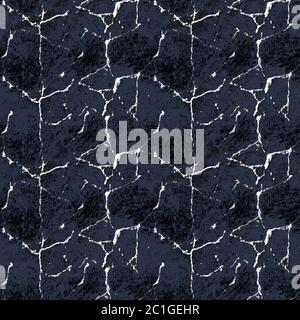 Motif sans couture texturé fissuré Banque D'Images