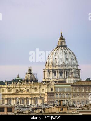 Vue aérienne de l'église St Peters Banque D'Images