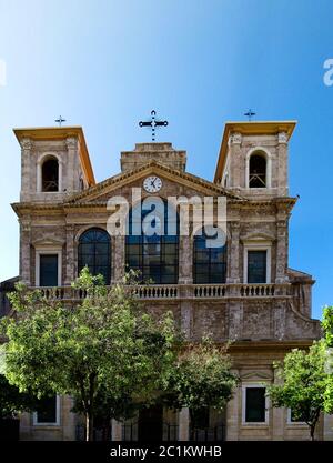 Vue extérieure de la cathédrale Saint-Georges Maronite, Beyrouth, Liban Banque D'Images