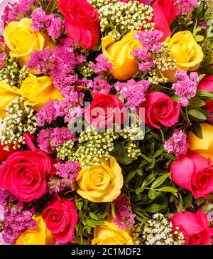 Arrière-plan abstrait des fleurs gros plan Banque D'Images