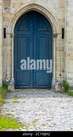 Entrée latérale au Château de Vincennes - forteresse royale française massive des XIVe et XVIIe siècles dans la ville de Vincennes, Val-de-Marne, France Banque D'Images