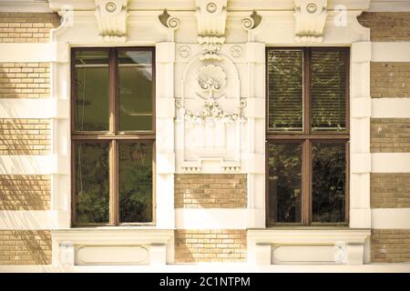 Façade classique à Vienne Banque D'Images