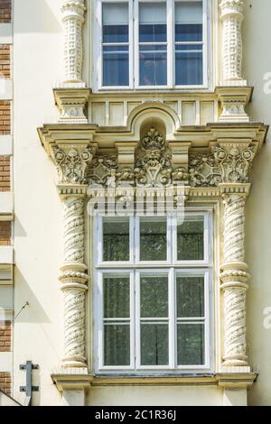 Façade classique à Vienne Banque D'Images