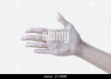 Gestes, positions et expressions avec des mains féminines Banque D'Images