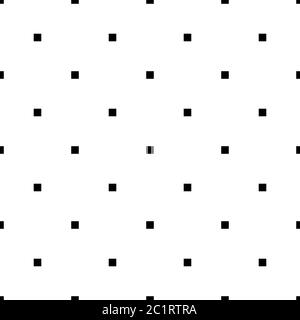 carré vectoriel noir blanc sans couture, quadratique Illustration de Vecteur