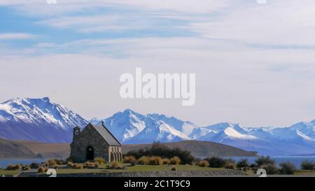 Église du bon pasteur à lake tekapo Banque D'Images
