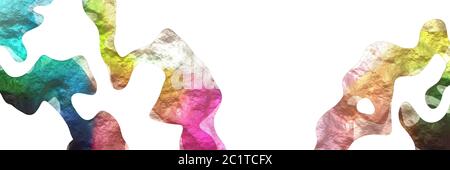 élément de fond abstrait de forme moderne avec texture de surface et tons brun rose, gris ardoise foncé sur fond blanc. Banque D'Images