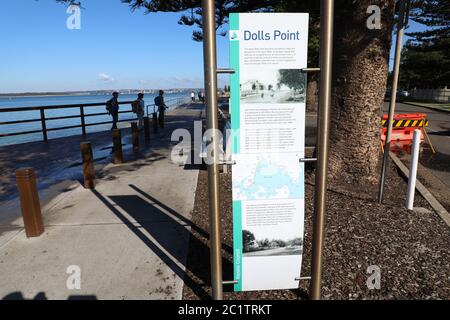 Poupées point Sydney, Australie, un beau jour d'hiver en juin 2020. Banque D'Images