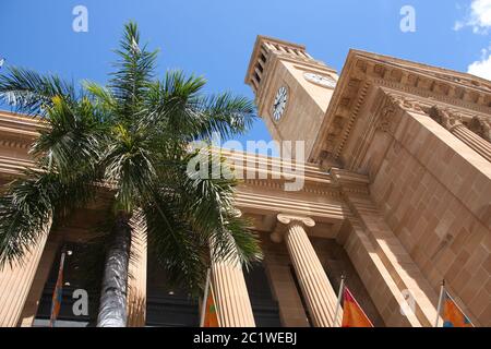 Hôtel de ville de Brisbane - bâtiment du gouvernement municipal en Australie. Banque D'Images