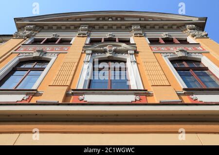 Théâtre national Lucian Blaga - un bâtiment monumental à Cluj Napoca, Roumanie. Banque D'Images