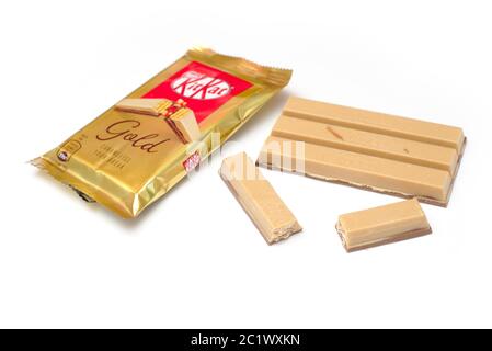 Kit Kat GOLD, Royaume-Uni édition limitée Banque D'Images