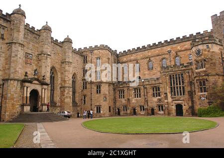 Cour du château de Durham (University College Durham) Comté de Durham, Angleterre en 2004 Banque D'Images